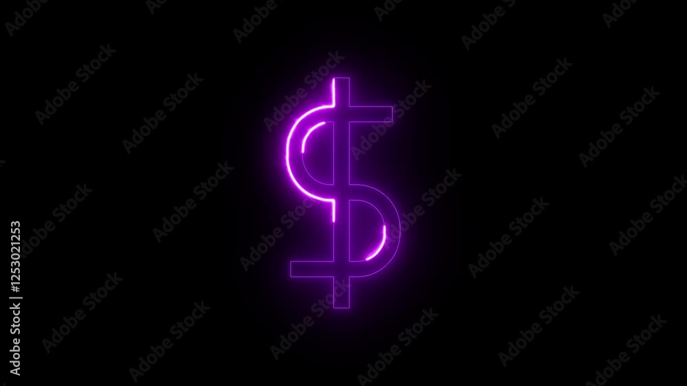 Seamless animation of burning a dollar on a black background Seamless animation of burning a dollar on a black background