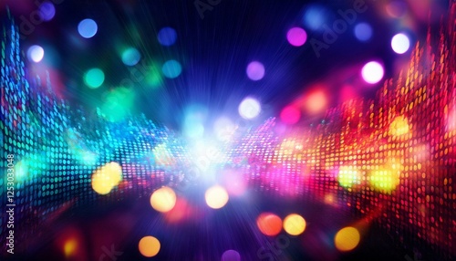 Wallpaper Mural abstract colorful background with lights Torontodigital.ca