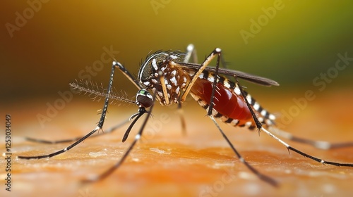 Wallpaper Mural Aedes aegypti Mosquito: Close-up Photography of a Disease Vector Torontodigital.ca