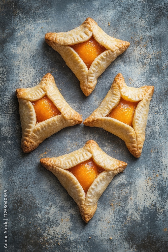 Homemade tarts with a flaky pastry filled with lemon custard and topped with fresh blueberries. Homemade tarts with a flaky pastry filled with lemon custard and topped with fresh blueberries.
