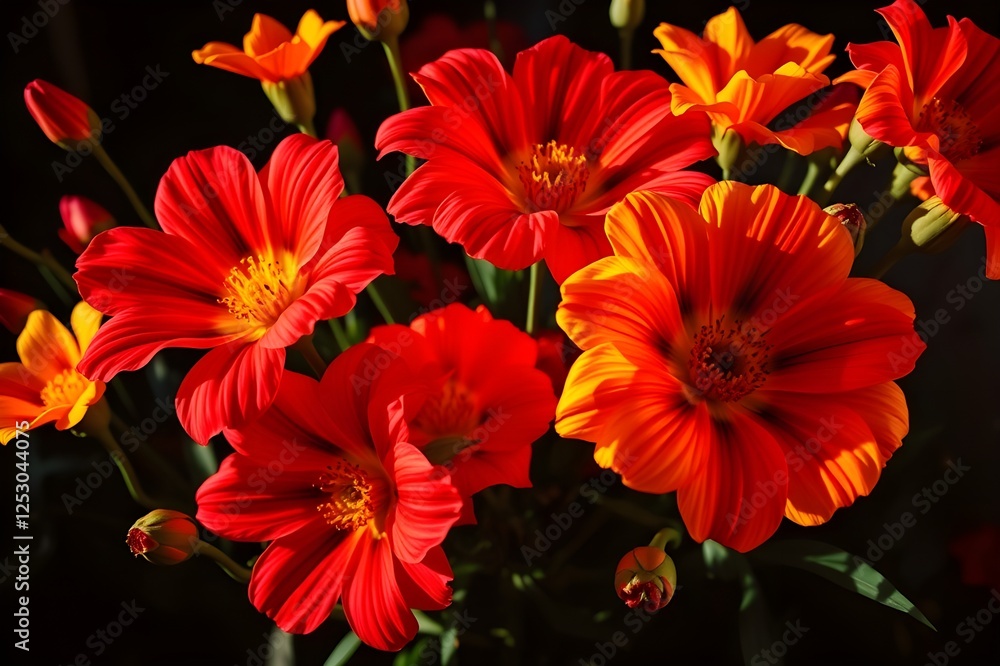 Bouquet of beautiful flowers on color background
Bouquet of beautiful flowers on color background