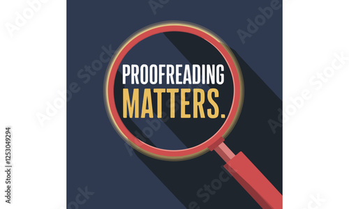 National Proofreading Day Vector Design | T-Shirt, Poster, Sticker, Social Media & Animated GIF | Solid Colors, No Gradient, Vector Illustration. Print ready eps