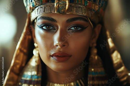 Femal Egyptian pharaoh photo