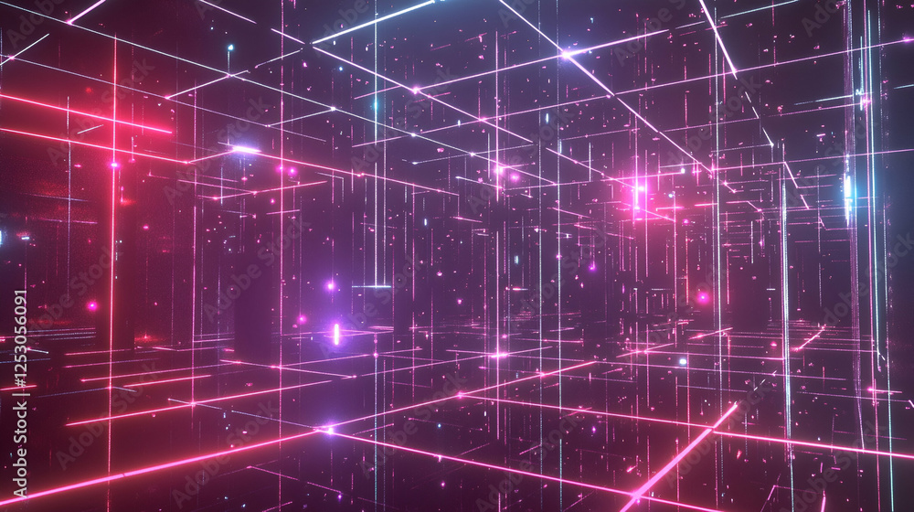 A glowing 3D neon grid forming an interconnected cyber matrix. The futuristic design symbolizes AI-driven networking, blockchain encryption, and quantum-powered acceleration.
A glowing 3D neon grid forming an interconnected cyber matrix. The futuristic design symbolizes AI-driven networking, blockchain encryption, and quantum-powered acceleration.