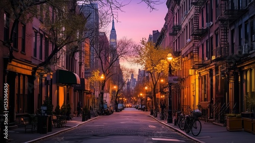 Dusk in New York