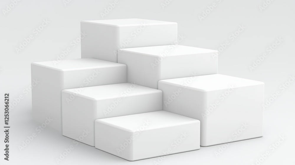 White Cube Steps Display Platform White Cube Steps Display Platform