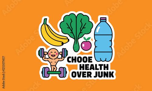 World Obesity Day Vector Illustration | Social Media, T-Shirt, Poster, Sticker, Print Card & Animated GIF Design. Print ready eps