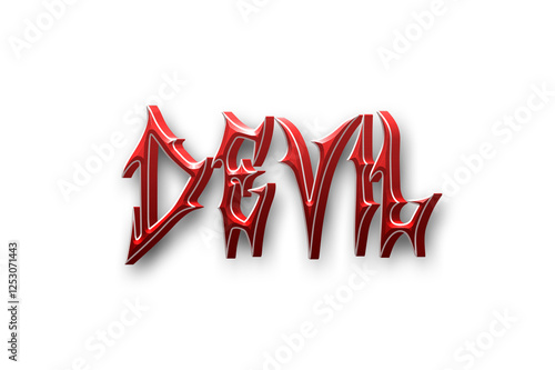 Devil 3d text effect