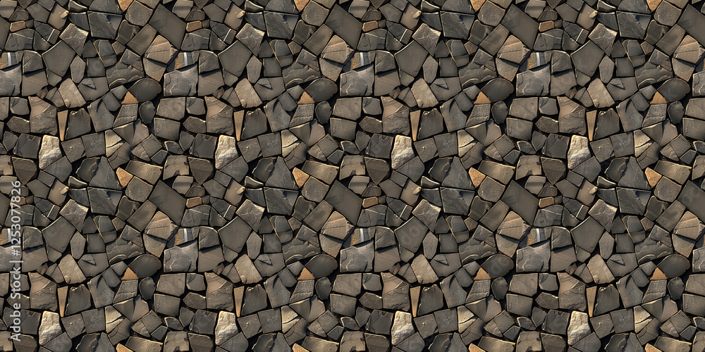 Cracked earth texture featuring irregular broken rock pattern in natural browns Cracked earth texture featuring irregular broken rock pattern in natural browns