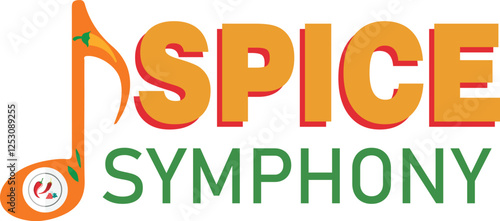 spice symphony logo design