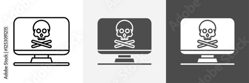 Computer Icon set vector art