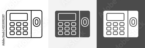 Finger Print Icon set vector art