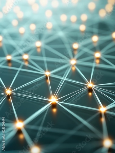 Abstract digital connectivity pattern, high-tech communication system symbolizing global data transfer, internet infrastructure and network integration