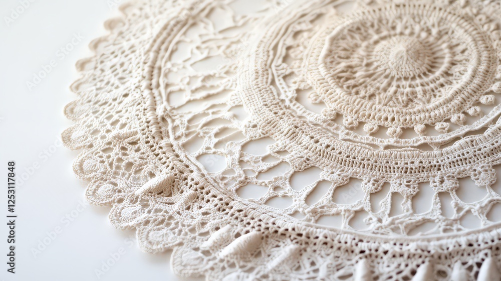 Intricate Nowruz-Themed Doily Design Intricate Nowruz-Themed Doily Design