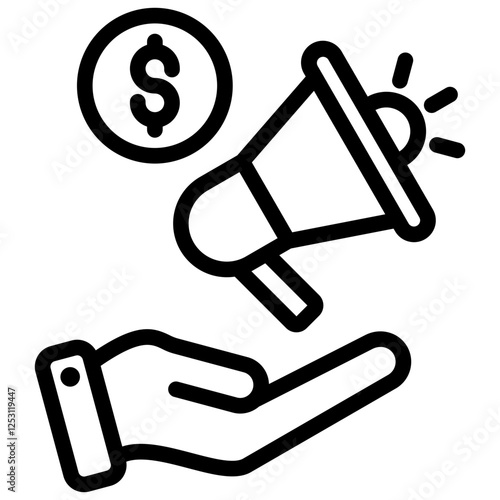 Sponsor Icon Element For Design