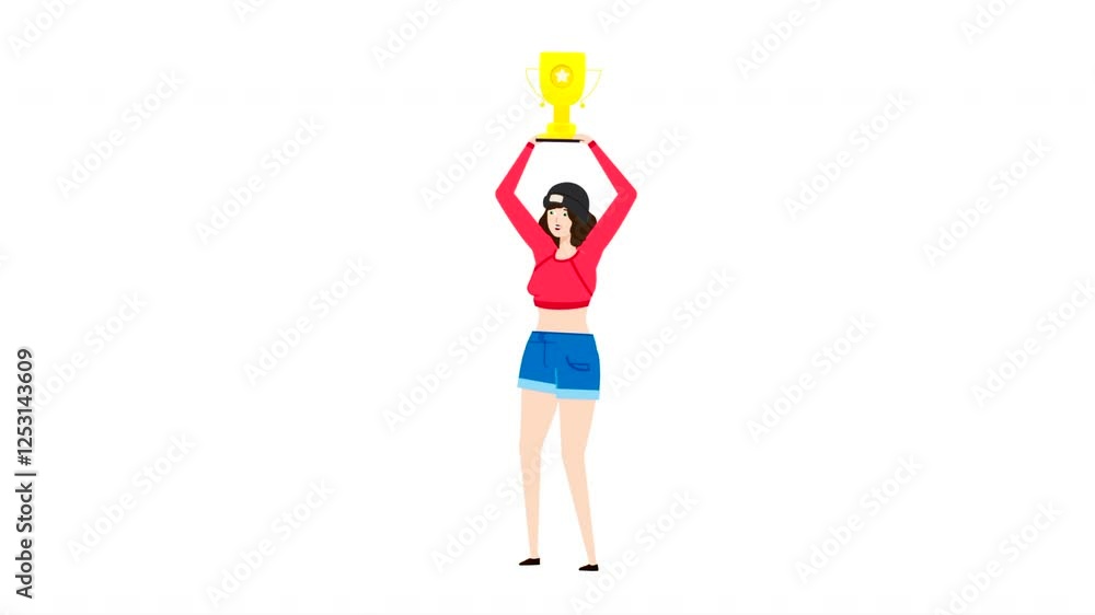 female mannequin holding red heart cup