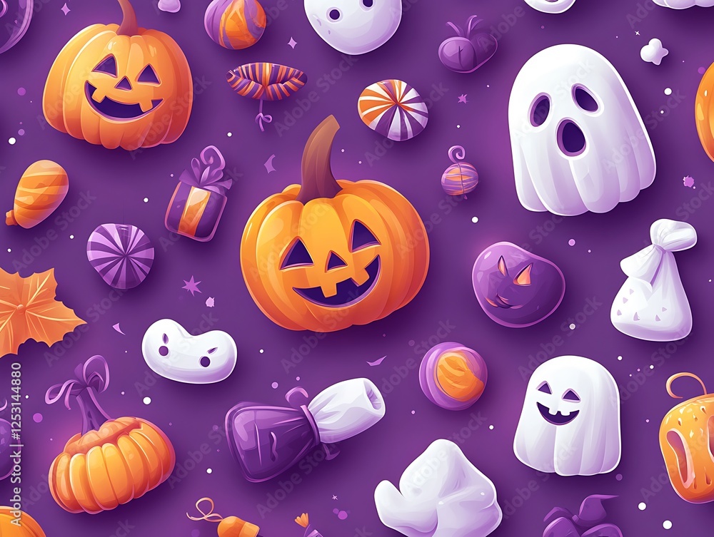 Halloween treats pattern Halloween treats pattern