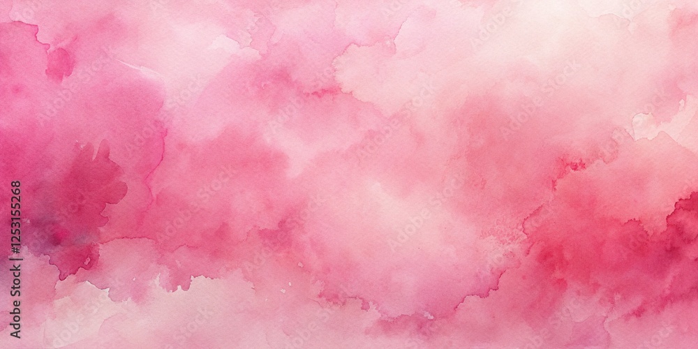 Fototapeta premium Soft Pink Watercolor Background Texture - Elegant Pastel Design for Branding & Design Projects