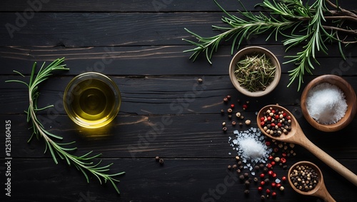 Wallpaper Mural Aromatic Herbs and Spices: A Culinary Still Life Torontodigital.ca