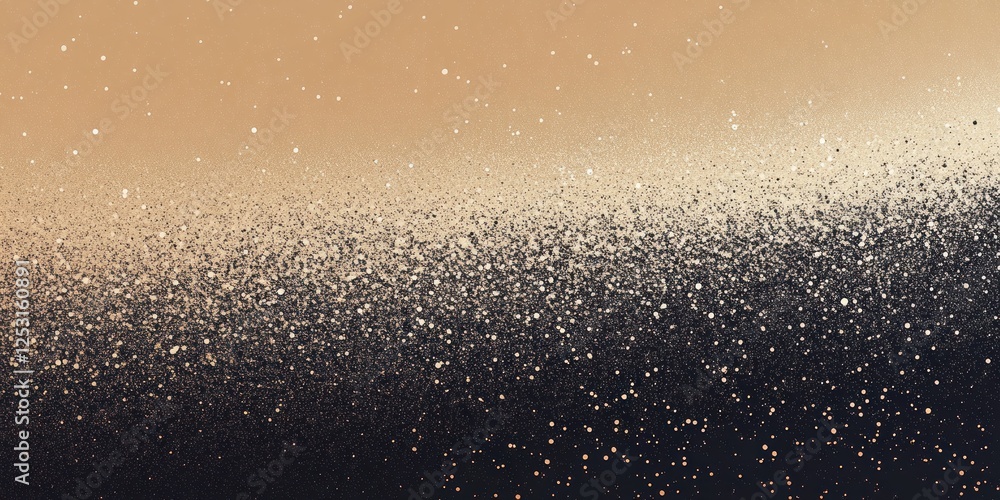 Obraz premium Noise texture design with sepia and blue indigo gradient