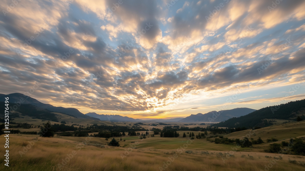 Time-lapse Clouds Moving Across Vibrant Sunset Sky Time-lapse Clouds Moving Across Vibrant Sunset Sky