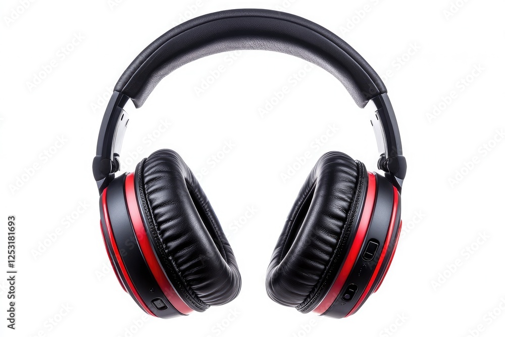 High-Quality Wireless Headphones with Black and Red Design for Immersive Sound Experience and Comfortable Listening for Music and Gaming Enthusiasts High-Quality Wireless Headphones with Black and Red Design for Immersive Sound Experience and Comfortable Listening for Music and Gaming Enthusiasts