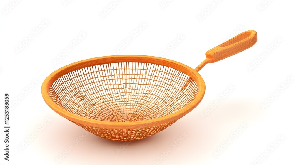 Woven Orange Kitchen Bowl Utensil for Cooking and Eating Meal Woven Orange Kitchen Bowl Utensil for Cooking and Eating Meal