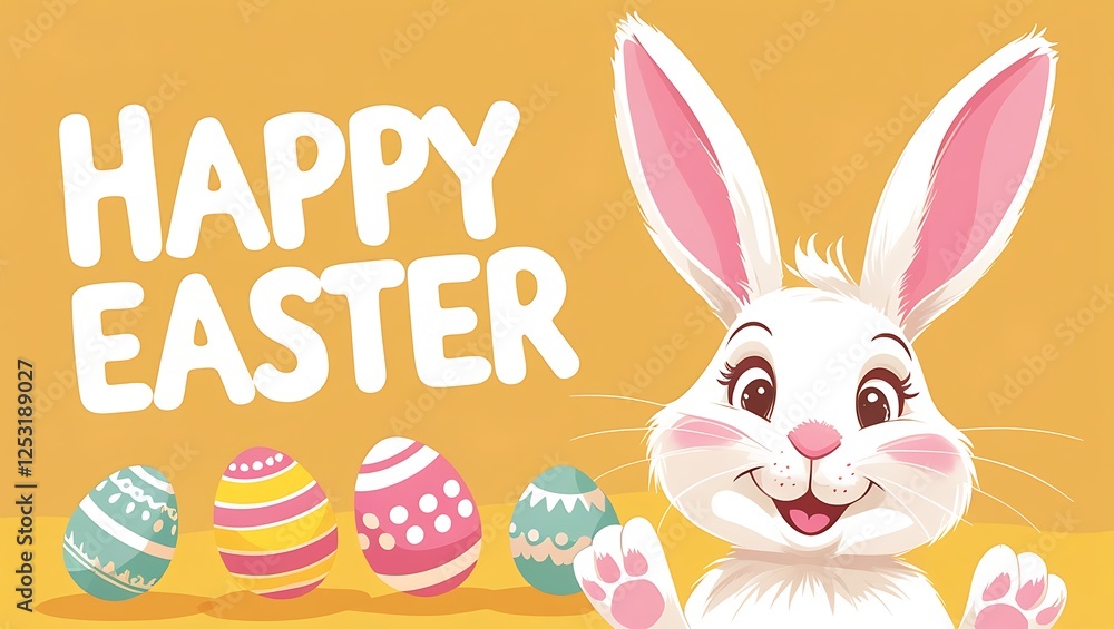 Easter rabbit, easter Bunny. Vector illustration. Set of easter eggs flat design on white,blue ,pink,yellow background.
Easter rabbit, easter Bunny. Vector illustration. Set of easter eggs flat design on white,blue ,pink,yellow background.