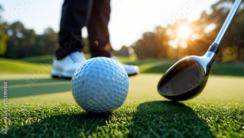 Wallpaper Mural golfer putting a ball into the hole Torontodigital.ca