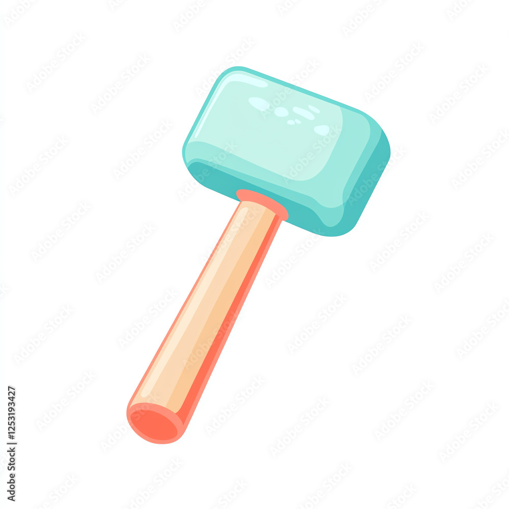 A colorful cartoon mallet with a bright blue head and a peach-colored handle. This versatile tool is often used in various applications, making it a staple in many industries. A colorful cartoon mallet with a bright blue head and a peach-colored handle. This versatile tool is often used in various applications, making it a staple in many industries.