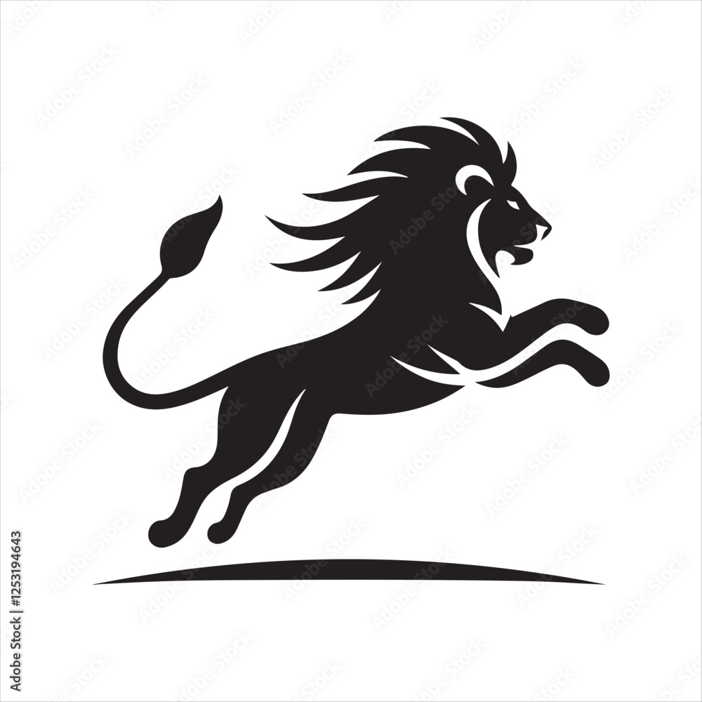 Obraz premium vector image of a lion