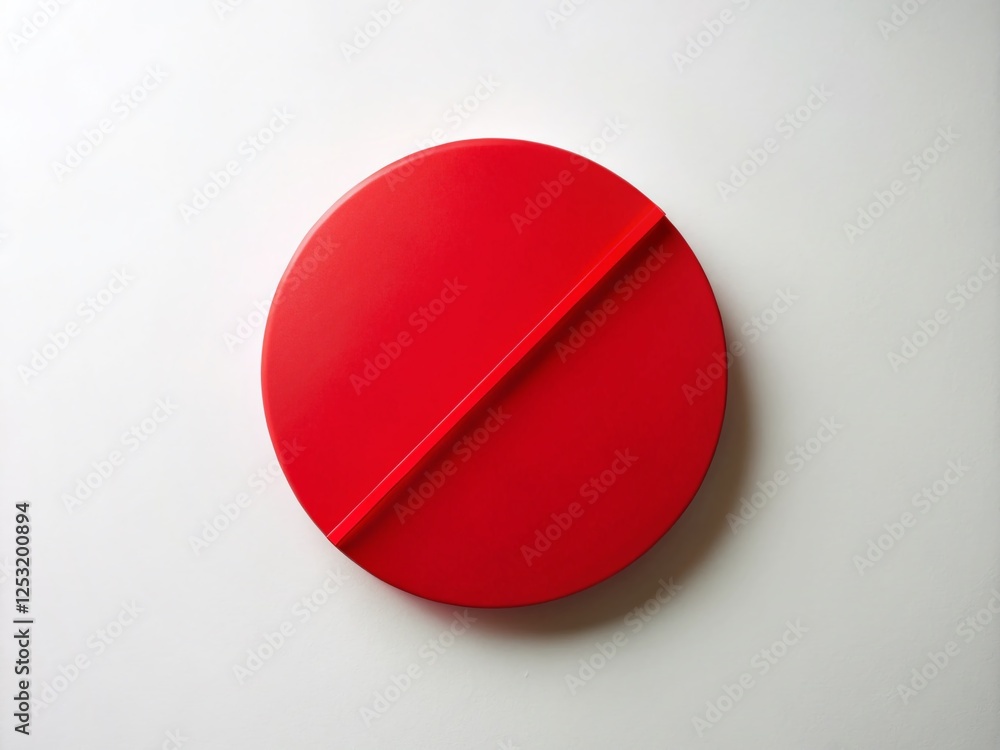 Minimalist No Fire Sign Photography: Red Circle on White Background Minimalist No Fire Sign Photography: Red Circle on White Background