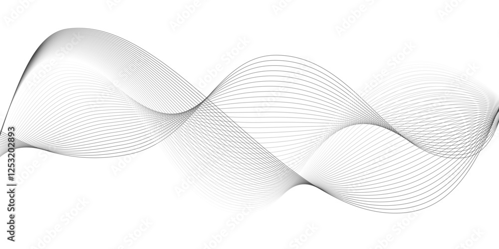 black and white wavy stripes background. Lines for the background. Black stripes on a white background., Vector illustration black and white wavy stripes background. Lines for the background. Black stripes on a white background., Vector illustration