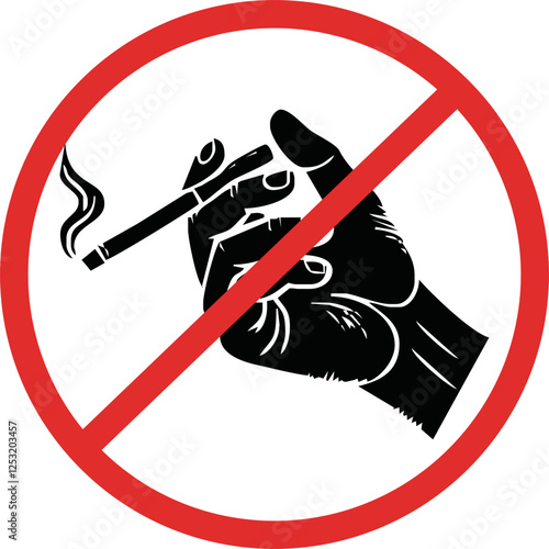 The best of No Smoking icon vector, illustration logo template in trendy style. Suitable for many purposes