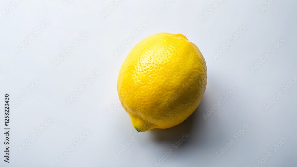Whole Lemon Outline: Fresh Citrus Fruit Contour, Minimalist Food Photography Whole Lemon Outline: Fresh Citrus Fruit Contour, Minimalist Food Photography