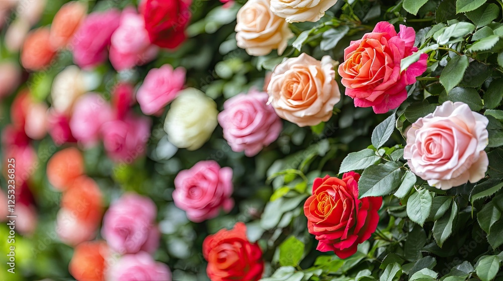 Fresh natural red rose flower pattern wallpaper, viewed from the top, with a red rose flower as the background Fresh natural red rose flower pattern wallpaper, viewed from the top, with a red rose flower as the background