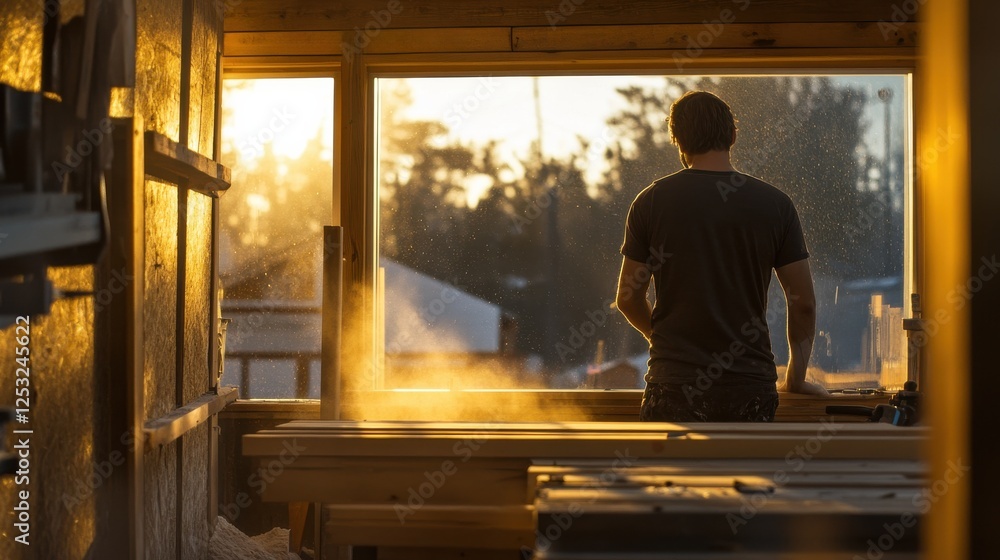Handcrafted Wooden Work in Progress with Natural Light and Rustic Aesthetic Handcrafted Wooden Work in Progress with Natural Light and Rustic Aesthetic