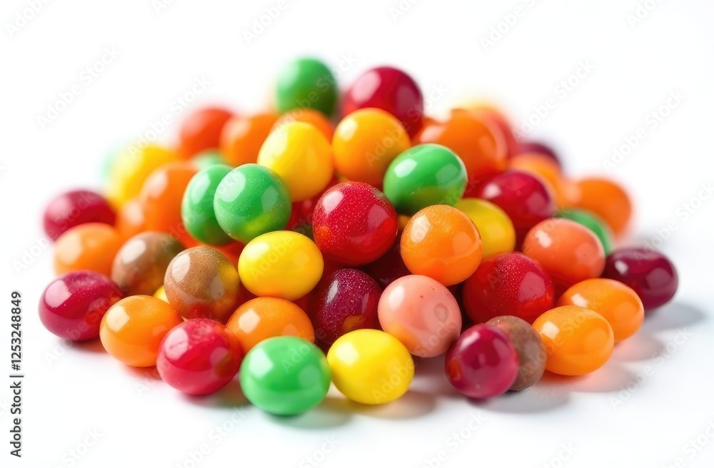 Colorful candies. Isolated on white background Colorful candies. Isolated on white background