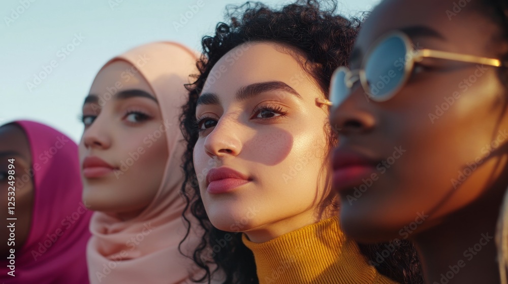 Obraz premium Diverse Group of People Celebrating Unity and Culture Together
