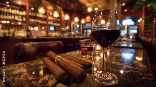 cigars with wine