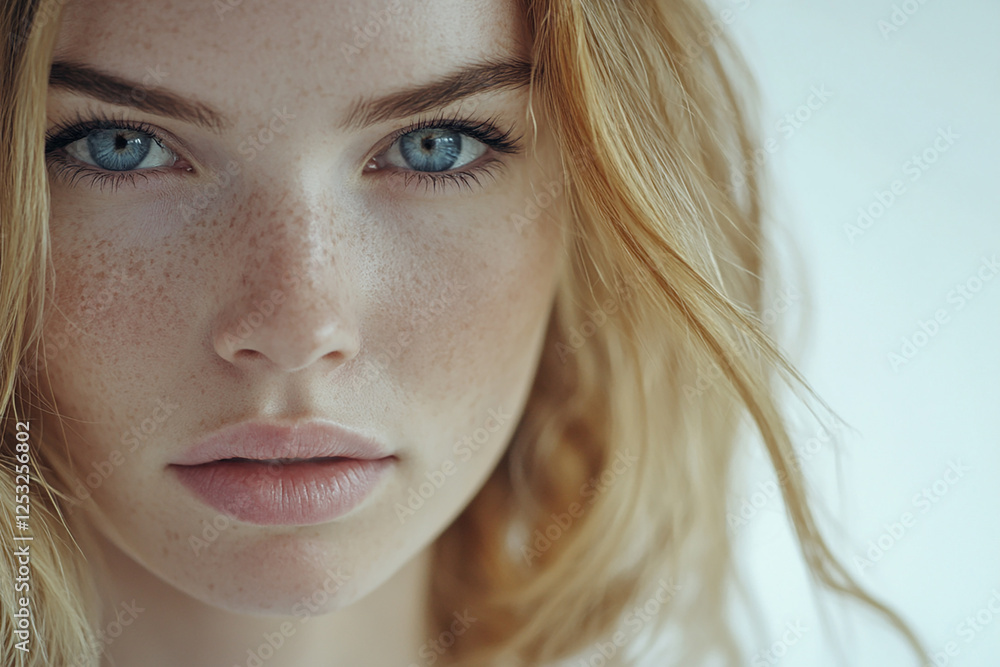 close up portrait of a woman close up portrait of a woman