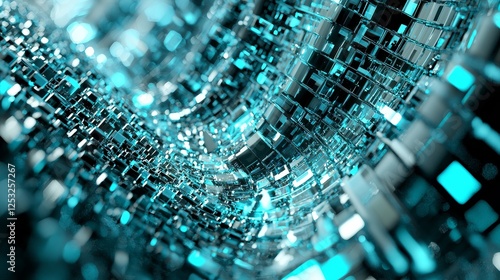 Smart Contracts Executing Automatically - An illustration depicting smart contracts operating automatically on the blockchain to guarantee transparent and unalterable agreements