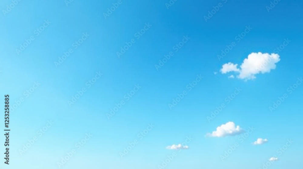 Serene Azure Canvas A Few Delicate White Clouds Drifting Across a Vast, Clear Sky Serene Azure Canvas A Few Delicate White Clouds Drifting Across a Vast, Clear Sky