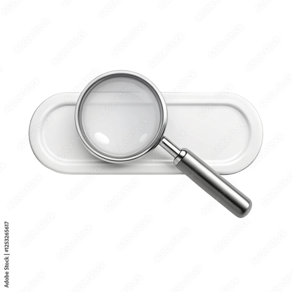 magnifying glass isolated on white magnifying glass isolated on white