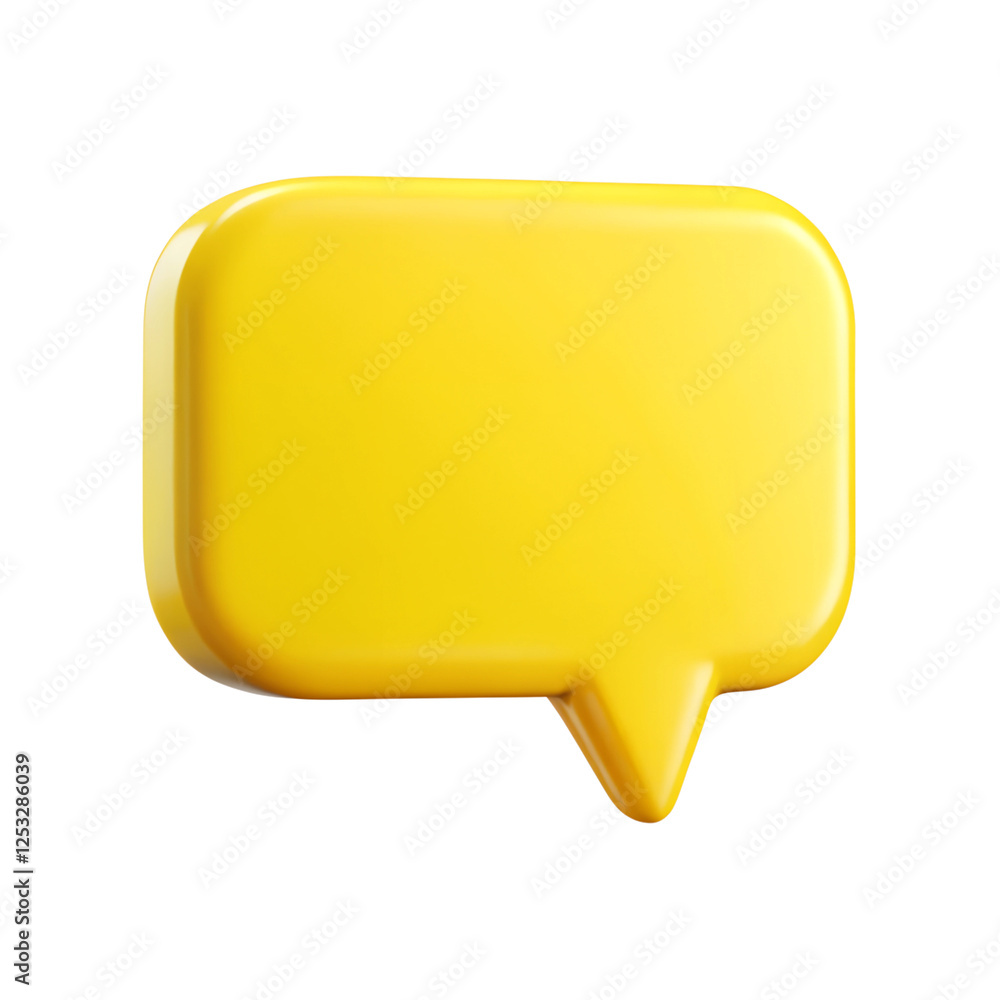 yellow speech bubble cut out yellow speech bubble cut out