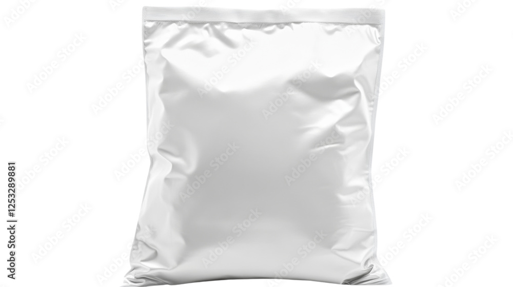 Empty white plastic packaging is isolated on a transparent background Empty white plastic packaging is isolated on a transparent background