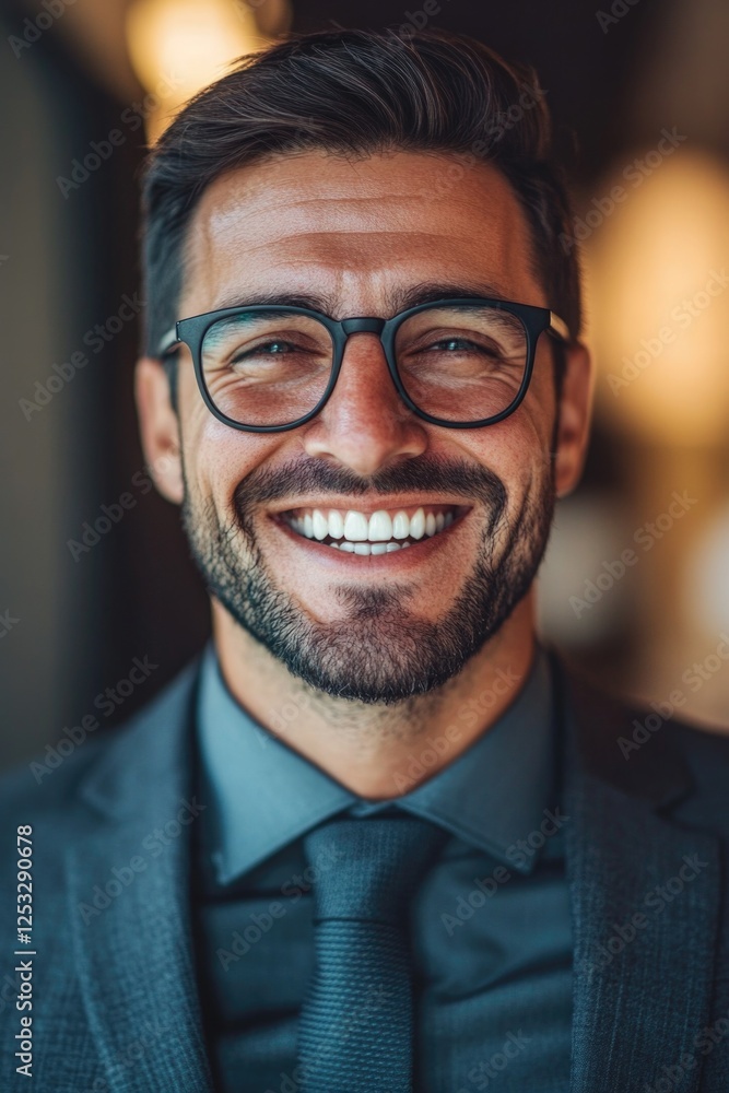 Smiling Professional Man Smiling Professional Man