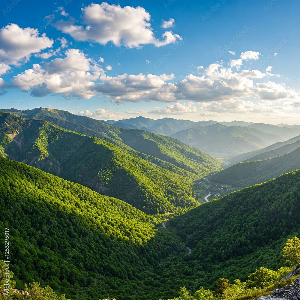 Obraz premium landscape with mountains