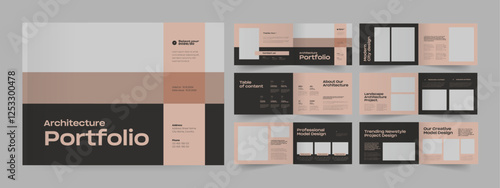 architecture portfolio and landscape portfolio layout portfolio presentation