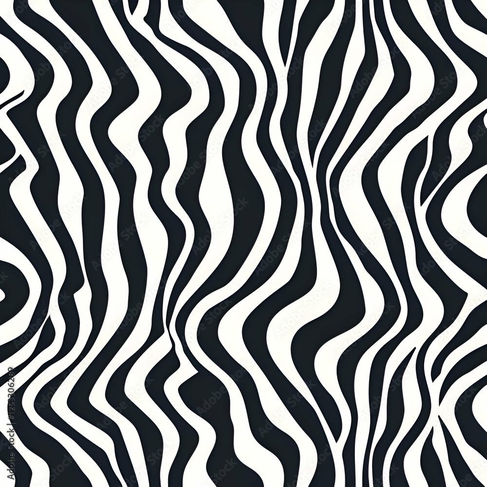 Abstract Black and White Wavy Lines Pattern Texture Background Abstract Black and White Wavy Lines Pattern Texture Background